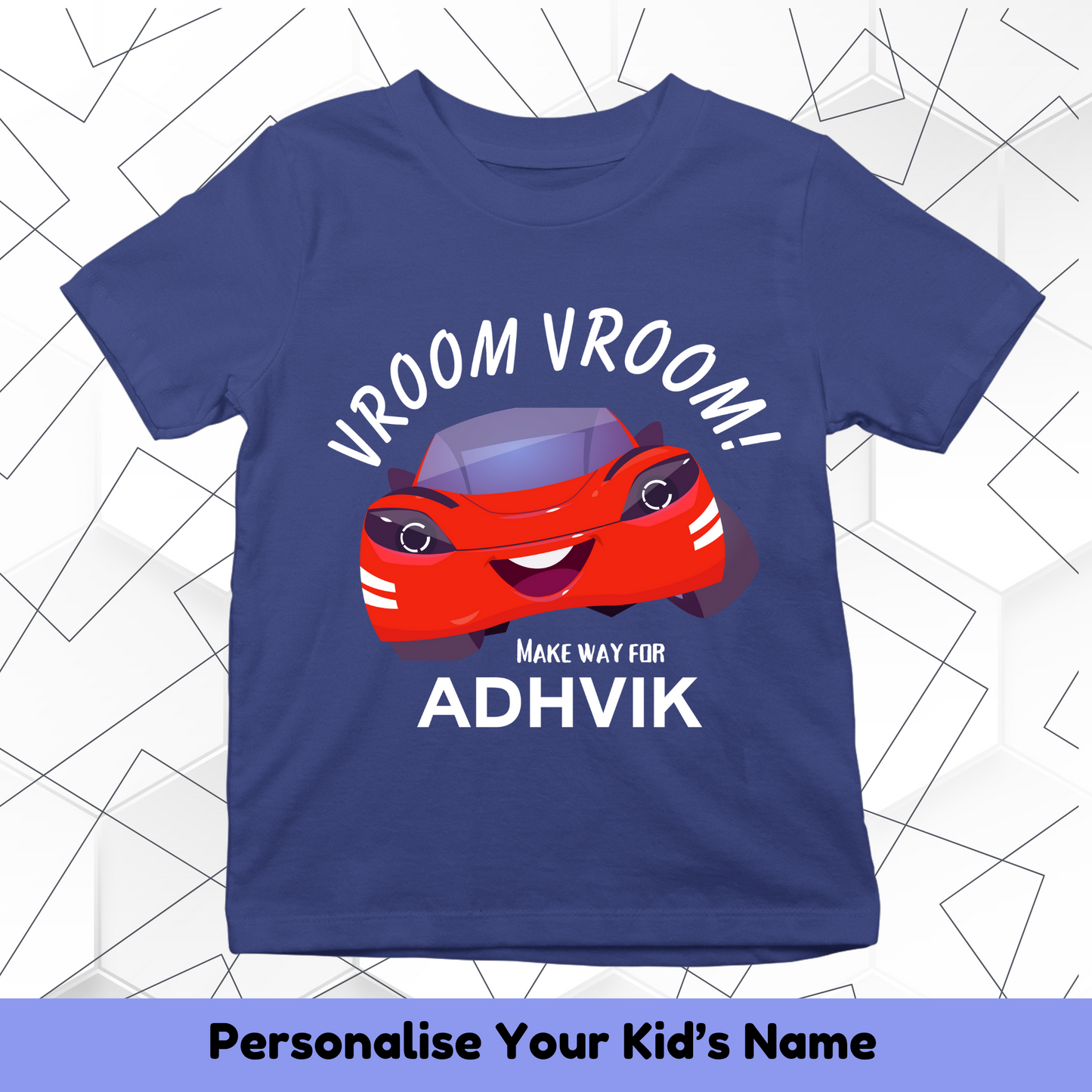 Vroom Vroom Custom Kids Tee