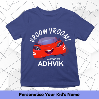 Vroom Vroom Custom Kids Tee