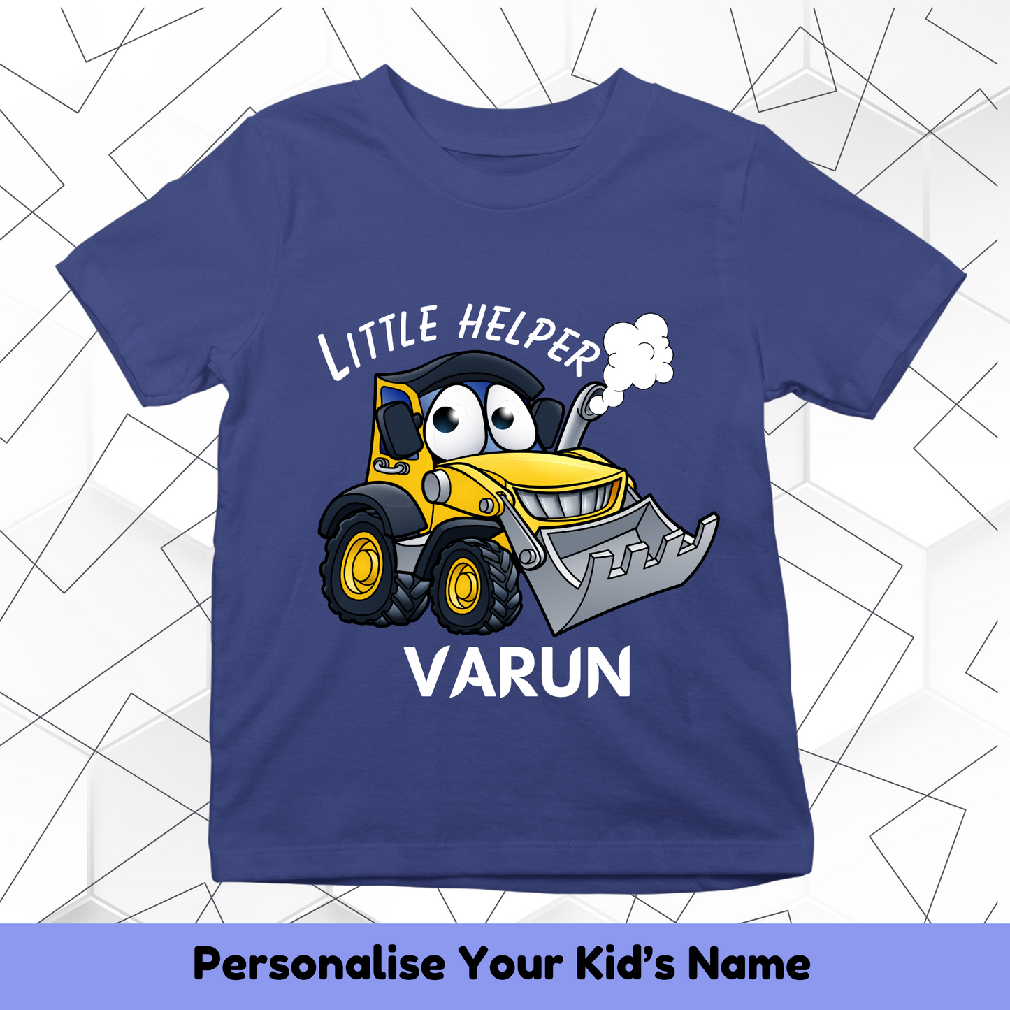 JCB Little Helper Custom Kids Tee