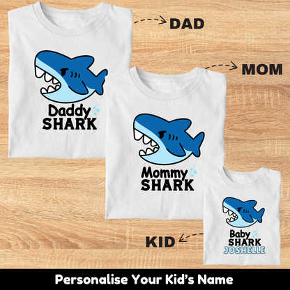 Shark Family Tee (Combo Of 3)