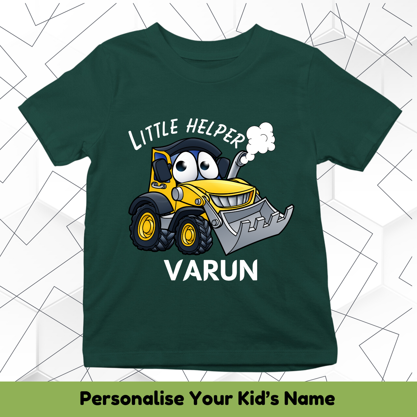 JCB Little Helper Custom Kids Tee
