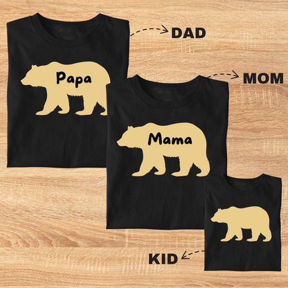 Bear Family Tee (Combo Of 3)