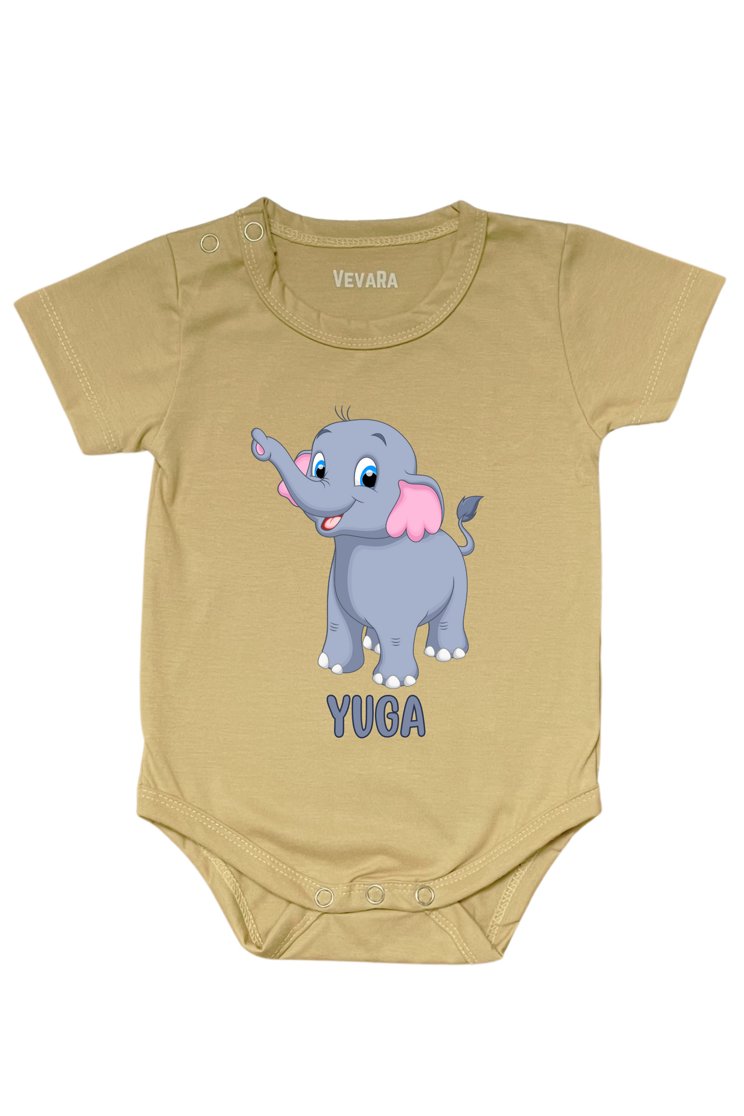 Jumbo With Custom Baby Name - Romper