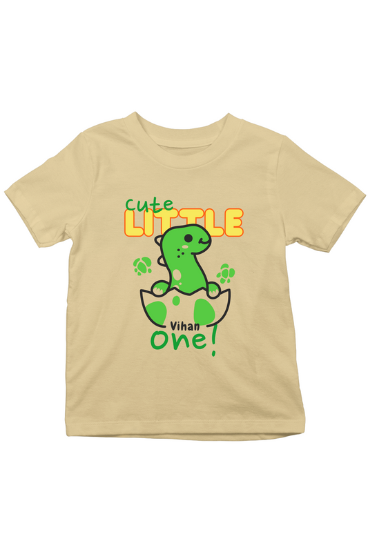 Cute Little One With Custom Kid Name - Kids Tee