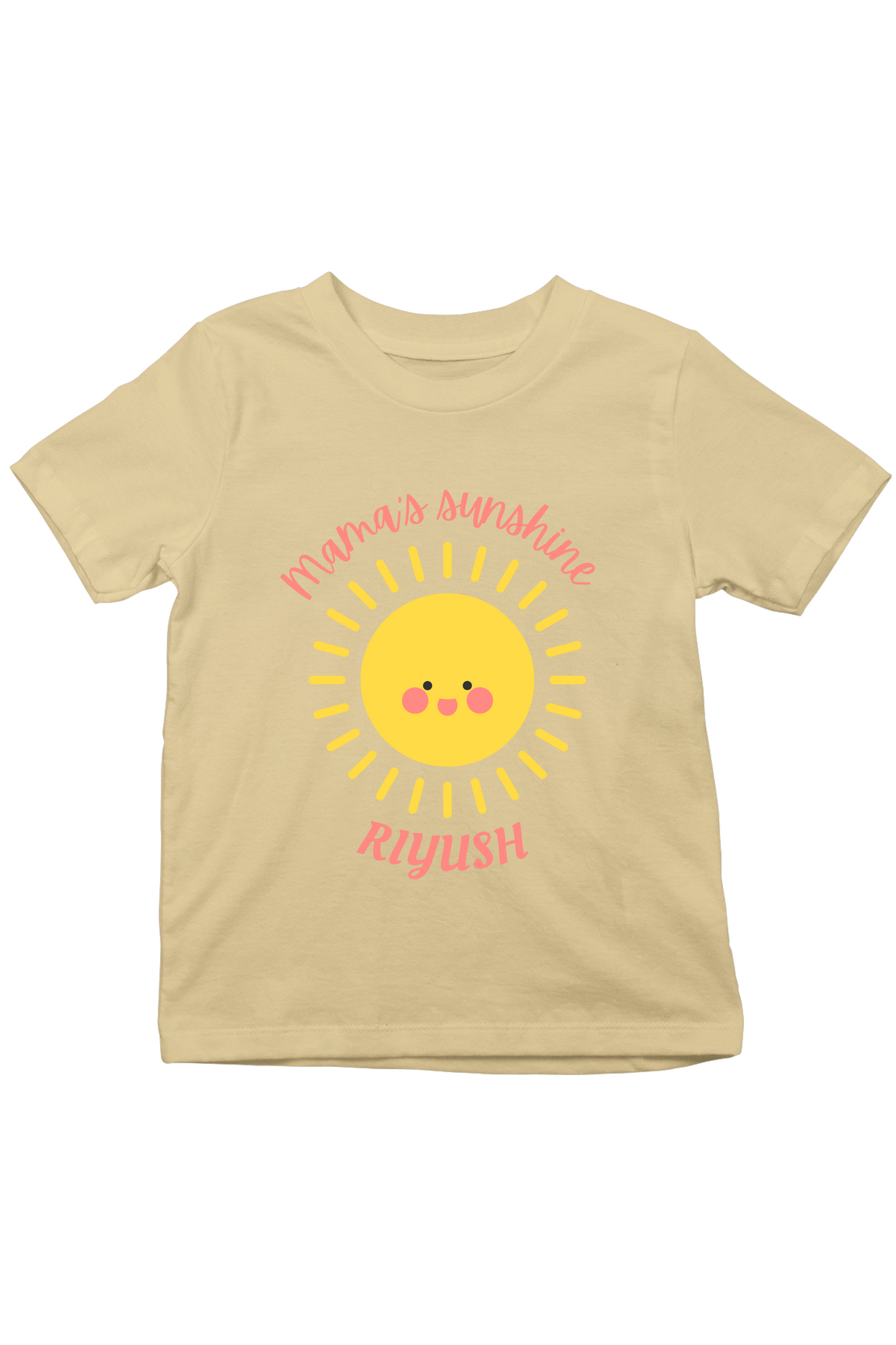 Mama's Sunshine With Custom Kid Name - Kids Tee