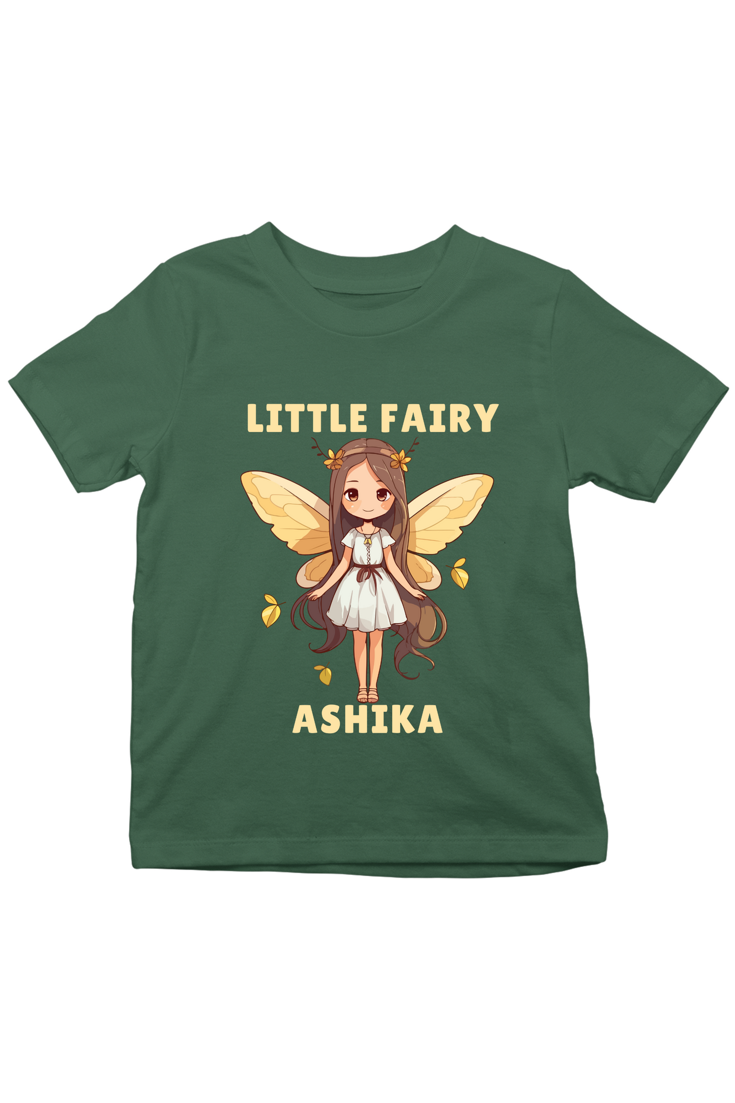 Little Fairy With Custom Kid Name - Kids Tee