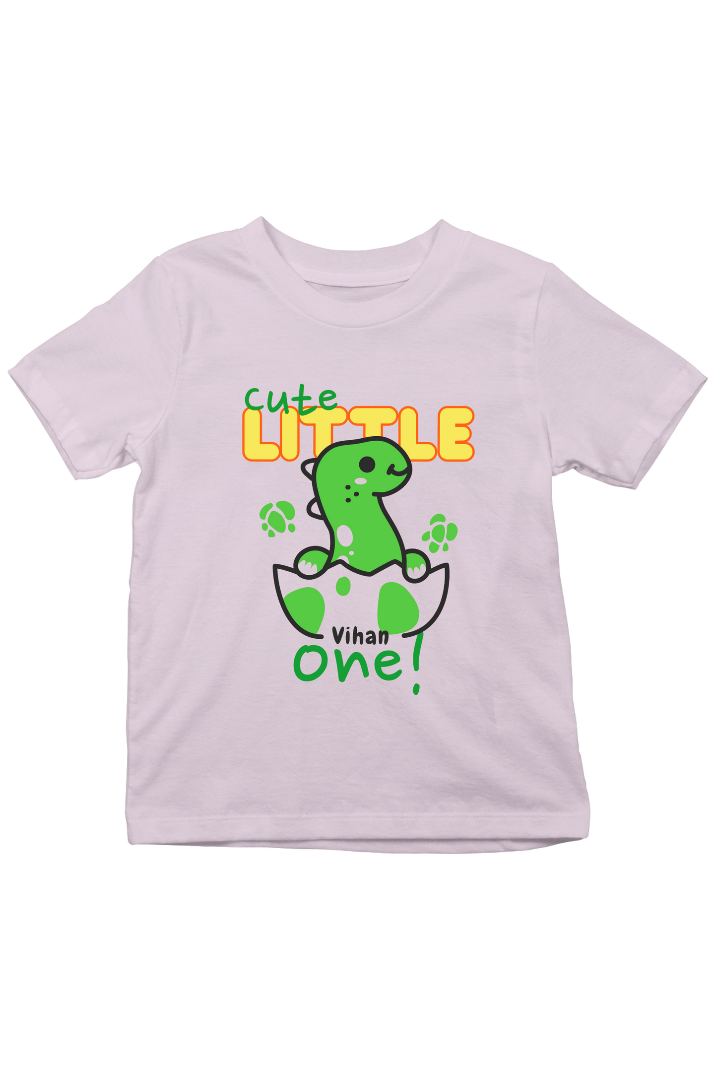 Cute Little One With Custom Kid Name - Kids Tee