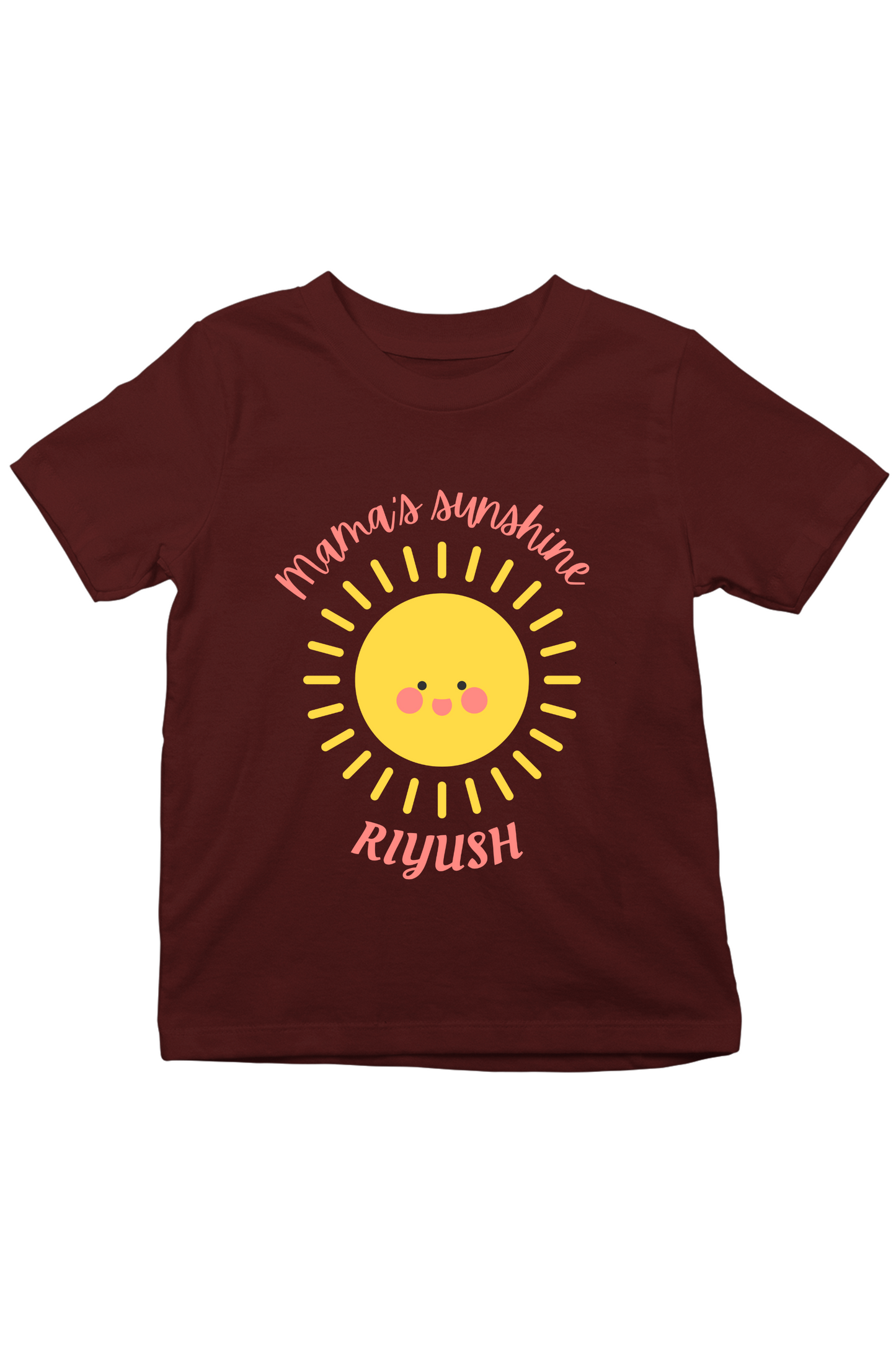 Mama's Sunshine With Custom Kid Name - Kids Tee