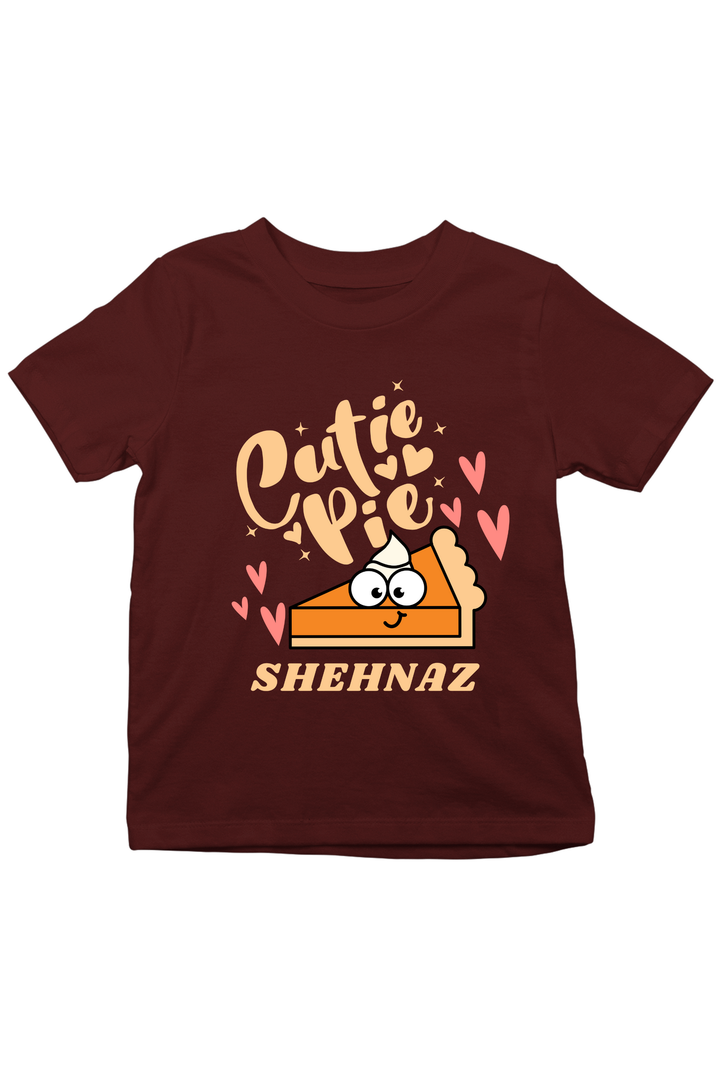 Cutie Pie With Custom Kid Name - Kids Tee