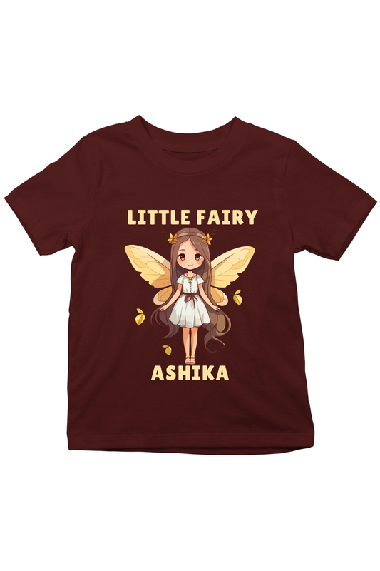 Little Fairy With Custom Kid Name - Kids Tee