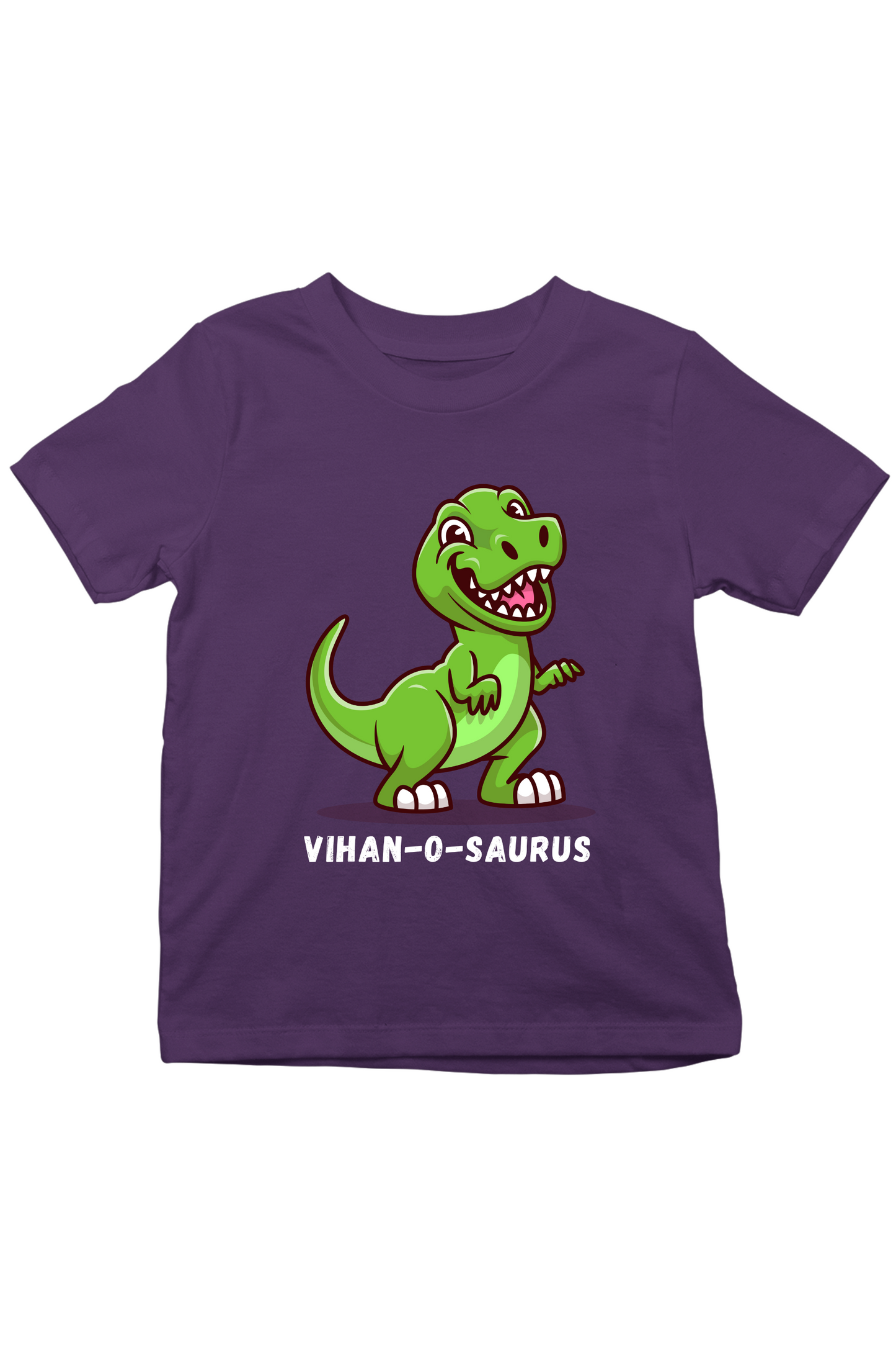 Dino-O-Saurus With Custom Kids Name Tee