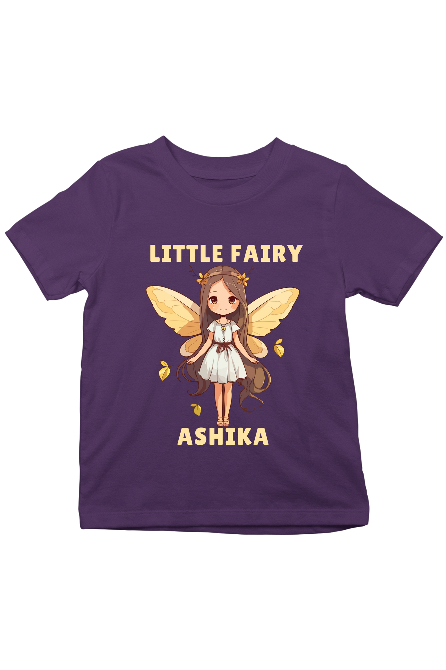 Little Fairy With Custom Kid Name - Kids Tee