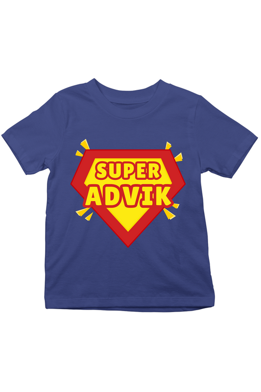 Super With Custom Kid Name - Kids Tee