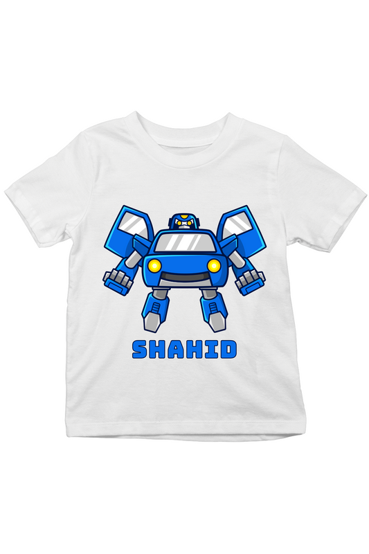 Transformer With Custom Kid Name - Kids Tee