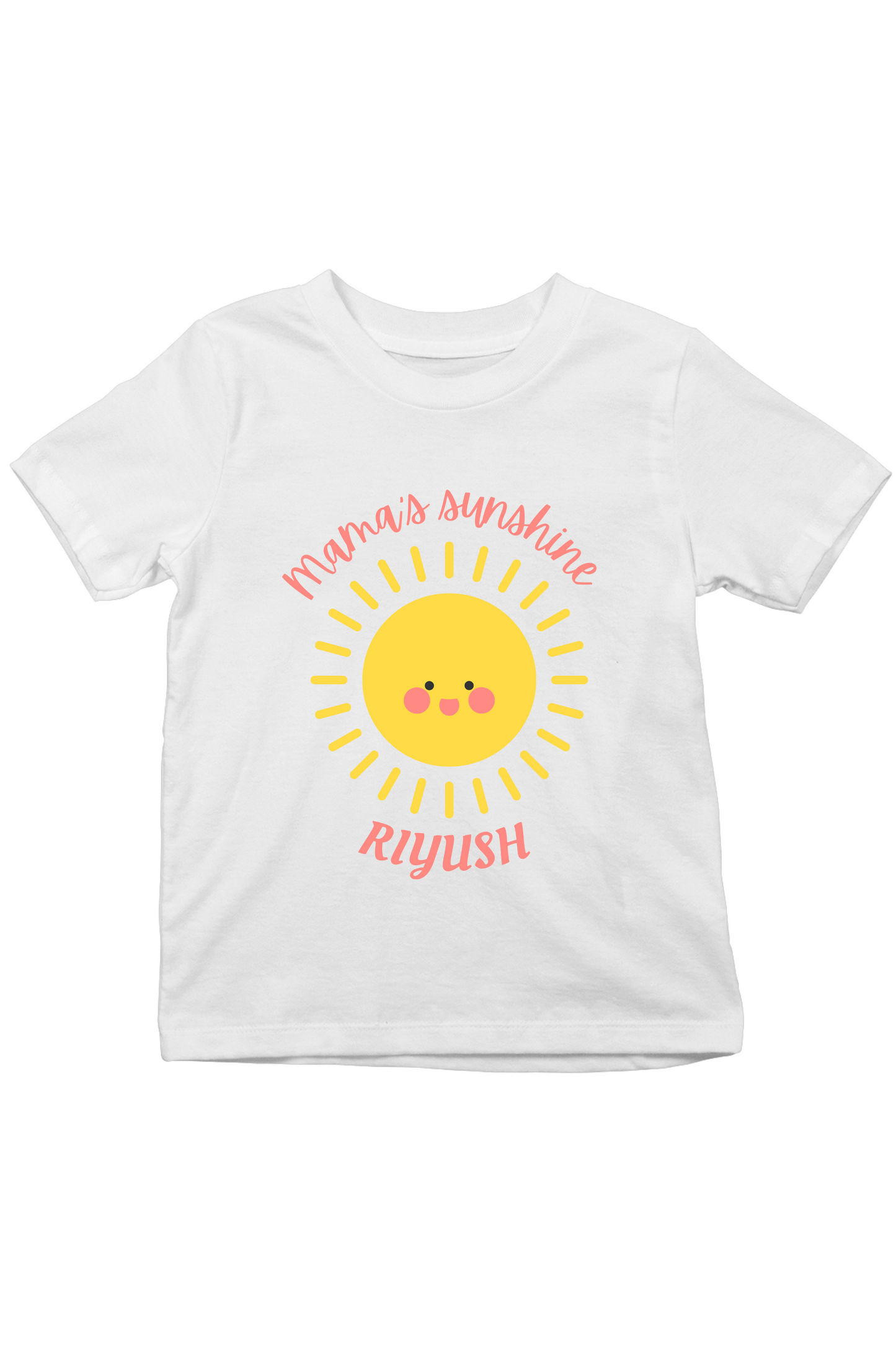 Mama's Sunshine With Custom Kid Name - Kids Tee