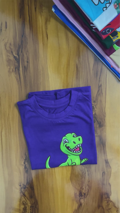 Dino-O-Saurus With Custom Kids Name Tee