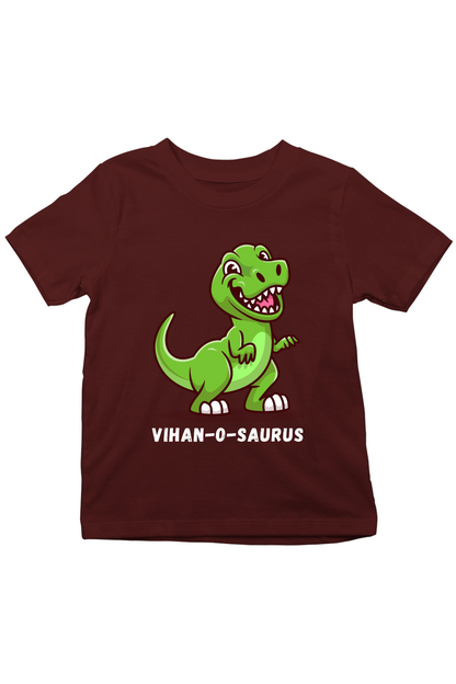 Dino-O-Saurus With Custom Kids Name Tee